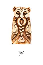 Odin Statue Made From Linden. Original Hand Carved Statuette - thumbnail 1