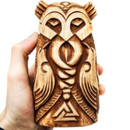 Odin Statue Made From Linden. Original Hand Carved Statuette - thumbnail 3