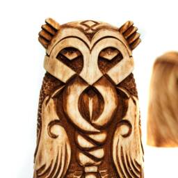 Odin Statue Made From Linden. Original Hand Carved Statuette - thumbnail 4