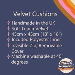 Alice in Wonderland Cushion Velvet 18 - thumbnail 2