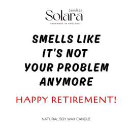 Happy Retirement Scented Soy Candle Gift Set New Chapter, Funny Leaving - thumbnail 2