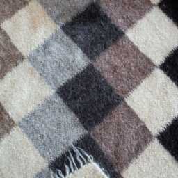 Squares Rug Wool Handwoven Geometric Pattern - thumbnail 3