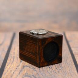 Newfoundland - Wooden Candlestick With Dog, Souvenir, Decoration, Limited Edition, Collection - thumbnail 3
