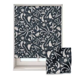 Dark Forest Hares Roller Blind, Nursery Roller Blind, Guess How Much I Love You, Made To Measure, Blackout Blind - thumbnail 1