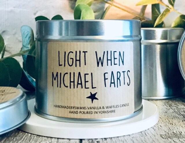 Funny Candle, Gift For Him, Funny Boyfriend Gift, Anniversary Gift, Humorous Vanilla Joke Gift, Husband - image 1