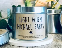 Funny Candle, Gift For Him, Funny Boyfriend Gift, Anniversary Gift, Humorous Vanilla Joke Gift, Husband - thumbnail 1