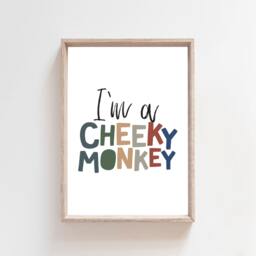 Boys Nursery Prints, Kids Wall Art, Jungle Animal Bedroom Decor, Playroom Blue, Decor - thumbnail 2