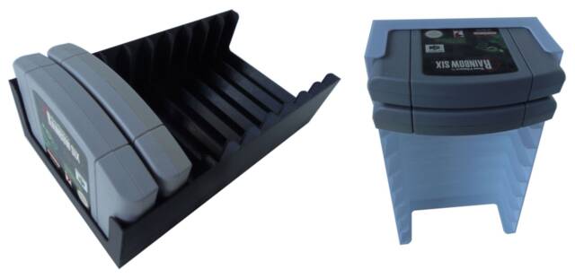 Nintendo 64 Game Cartridge Tray - Holds 10 Storage/Holder/Stand/Rack/Box - image 1
