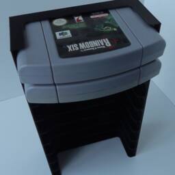 Nintendo 64 Game Cartridge Tray - Holds 10 Storage/Holder/Stand/Rack/Box - thumbnail 2