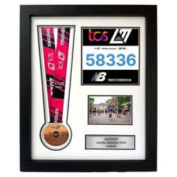Marathon Medal Display Frame Race Bib & Photo - thumbnail 4