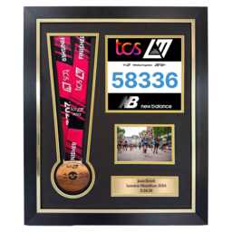 Marathon Medal Display Frame Race Bib & Photo - thumbnail 3
