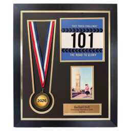 Marathon Medal Display Frame Race Bib & Photo - thumbnail 2