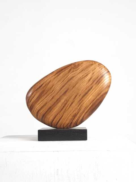 Hand Carved Oak Sculpture Home Decor - image 1