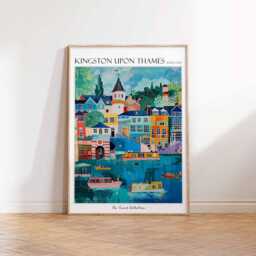Kingston Upon Thames Art Print England Travel Poster - thumbnail 3
