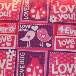 12x12 Valentine's Day Birds & Bugs Love Accent Pillow - thumbnail 2