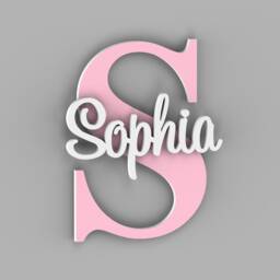 Personalized Name Sign For Nursery, Nursery Wall Decor, Baby Gift, Kids Room Girl, Art - thumbnail 2