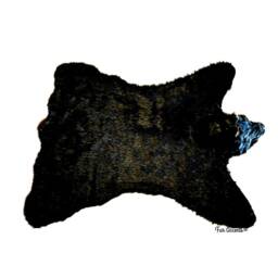 Faux Fur Bear Skin Rug, Life Size Grizzly, Polar, Black Bear, Hand Made Usa - thumbnail 4