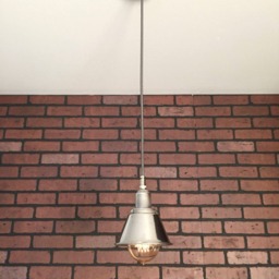 "Industrial Pendant 5-3/8In. Unfinished Steel Cone Shade Patented ""Huila Connector" - thumbnail 2