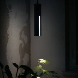 Pendant Luminaire Black & White Marbled Concrete - Design Spot Light - thumbnail 4