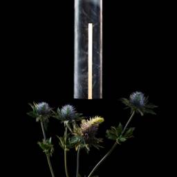 Pendant Luminaire Black & White Marbled Concrete - Design Spot Light - thumbnail 2