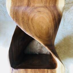 Twisted Suar Wood Side Table 18 - thumbnail 4