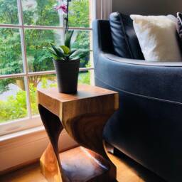 Twisted Suar Wood Side Table 18 - thumbnail 2