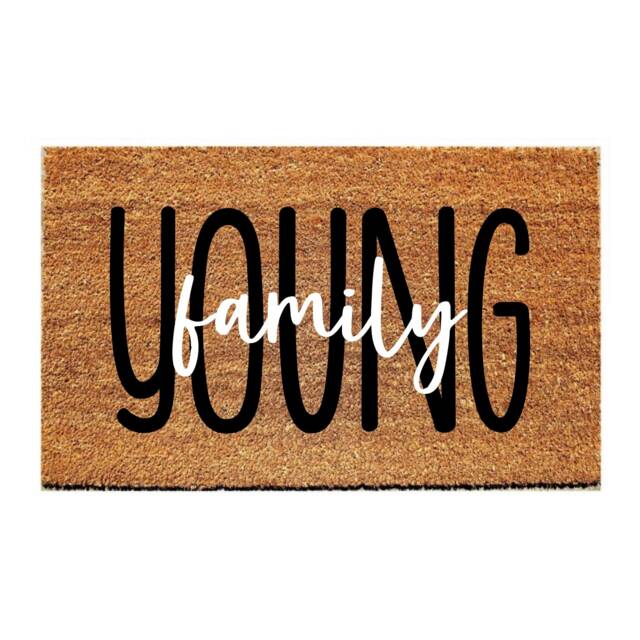 Custom Doormat Personalized - Family Name - image 1