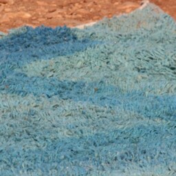 Handmade Moroccan Wool Rug Abstract Berber Design - thumbnail 4