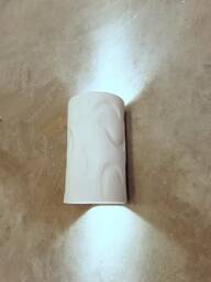 Handmade Ceramic Wall Sconce Modern Cylinder Led Light Fixture