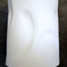 Handmade Ceramic Wall Sconce Modern Cylinder Led Light Fixture - thumbnail 3