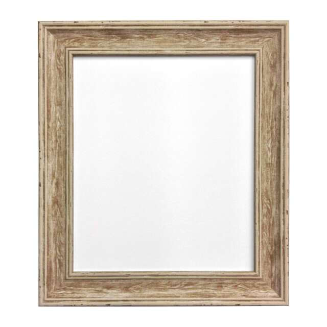 Scandi Distressed Wood Photo Frame Recycled Plastic - image 1