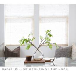 Safari Pillow Grouping - Cover Set, Designer Cover, Brown Boho Covers, Curated Pillow, Hackner Home - thumbnail 2