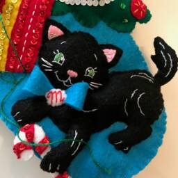 Christmas Cats Stocking - thumbnail 3