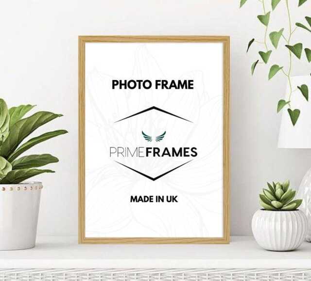 Picture Frame Photo Poster Frames Black White Oak Modern Home Decor Gallery Wall Art Display Landscape Portrait Multiple Sizes & Colours - image 1