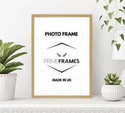Picture Frame Photo Poster Frames Black White Oak Modern Home Decor Gallery Wall Art Display Landscape Portrait Multiple Sizes & Colours