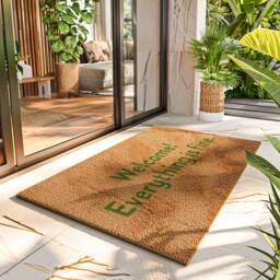 Bestselling Welcome Everything Is Fine. - The Good Place Netflix Quote Famous Tv Show Doormat Homeware New Home Gift - thumbnail 1