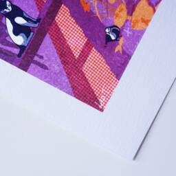 A4 Art Print - Colourful Malaysian Landscape Hand Drawn/Digital Art Quarantine Walks #3 - thumbnail 3