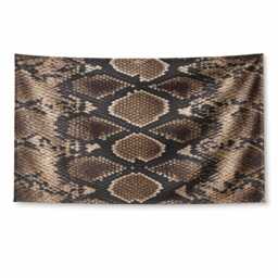 Snake Print Wall Banner Bedroom Hanging Snakeskin Effect Animal Pattern Aesthetic Interior Statement Tapestry Living Room Home Decor Display - thumbnail 1