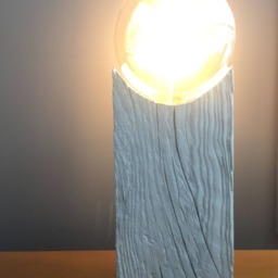 Lamp Wood Xxl Bulb Light Led , Driftwood Effect , Lamp Design - thumbnail 4