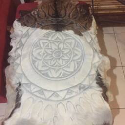 Handcarved Goathides/Mandala Pattern - thumbnail 4