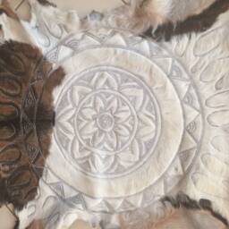 Handcarved Goathides/Mandala Pattern - thumbnail 2