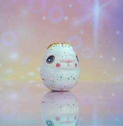 Woodland Fantasy Polymer Clay Figurine, Collectible Miniature Animal Art Figurine 1.18x1.42x1.18(3x3.6x3cm