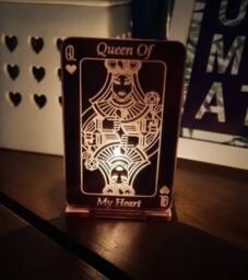 King & Queen Of My Heart Tea Light - Valentines Day Gift Birthday Anniversary - thumbnail 2