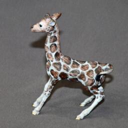 Bronze Giraffe Baby Figurine Sculpture Art Limited Edition Signed & Numbered - thumbnail 4
