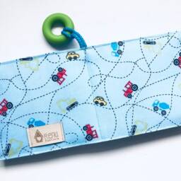 Baby Soft Book With Cars, First For Babies, Baby Shower Gift in Cars Theme - thumbnail 4