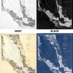 Antique Southern San Francisco Bay Map Print Vintage Wall Art - thumbnail 3