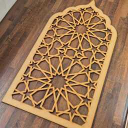 Laser-Cut Mandala Tented Arch Mdf Wall Art Sculpture, 2x4 Ft 008 - thumbnail 2