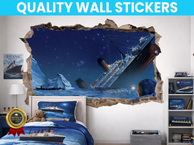 Titanic Wall Decal Sticker Mural Poster Print Art Home Bedroom Office Decoration - image 1