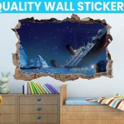 Titanic Wall Decal Sticker Mural Poster Print Art Home Bedroom Office Decoration - thumbnail 2