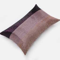 Handmade Wine & Gold Embroidered Pillow Cover, Glam Accent - Bmcc002 - thumbnail 2